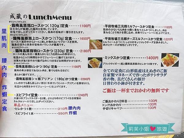 [日本美食] 日東京第一美味的成蔵Narikura 日式炸豬排 (南阿佐谷站) @莉芙小姐愛旅遊