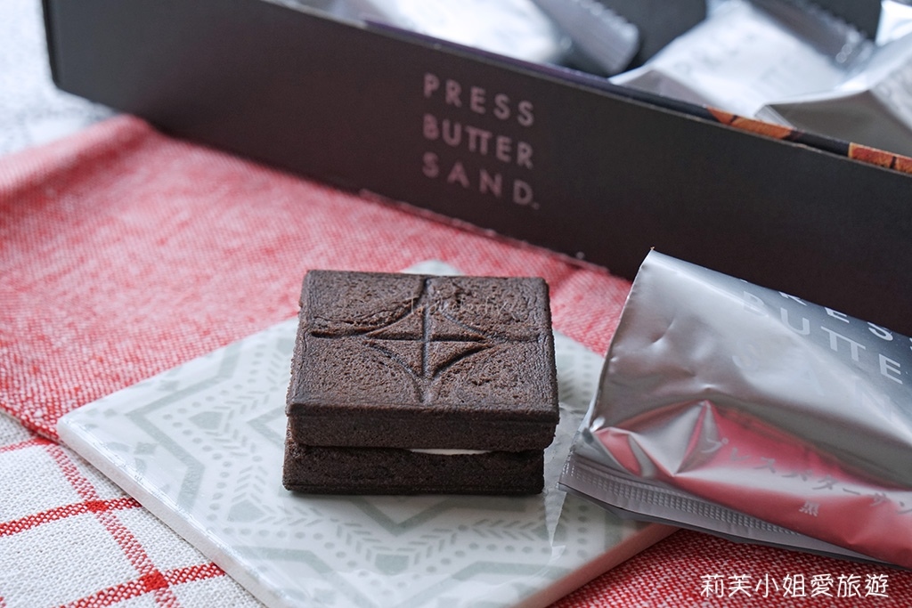 [美食] 日本東京人氣伴手禮之 Press Butter Sand 巧克力焦糖奶油夾心餅乾 (澀谷限定) @莉芙小姐愛旅遊