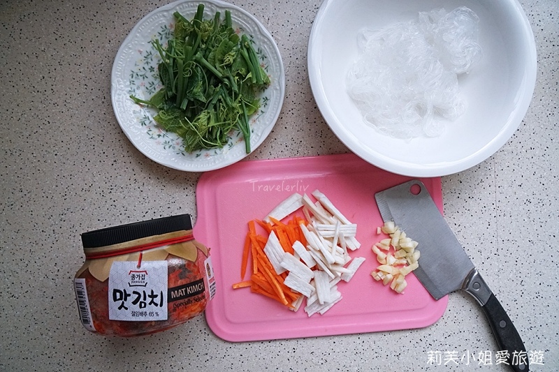 [食譜] 韓式泡菜豬肉冬粉．新手也能輕鬆煮的零失敗入味清爽異國料理 @莉芙小姐愛旅遊