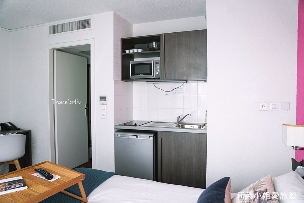 [法國住宿] 史特拉斯堡 Aparthotel Adagio access Strasbourg 時尚設計公寓式旅館(附廚房) @莉芙小姐愛旅遊