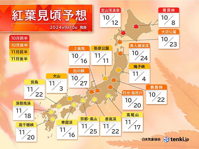 [日本旅遊] 2024 日本紅葉前線預測、熱門銀杏、楓葉景點跟旅遊心得 @莉芙小姐愛旅遊