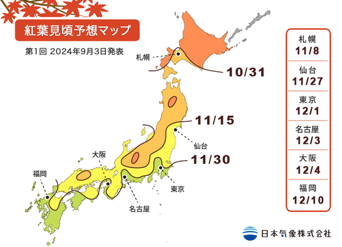 [日本旅遊] 2024 日本紅葉前線預測、熱門銀杏、楓葉景點跟旅遊心得 @莉芙小姐愛旅遊