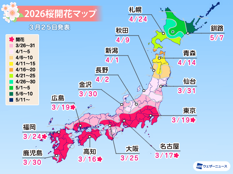 [日本旅遊] 2026 日本櫻花最前線預測、全國櫻花情報、開花預測、賞櫻景點跟心得 @莉芙小姐愛旅遊