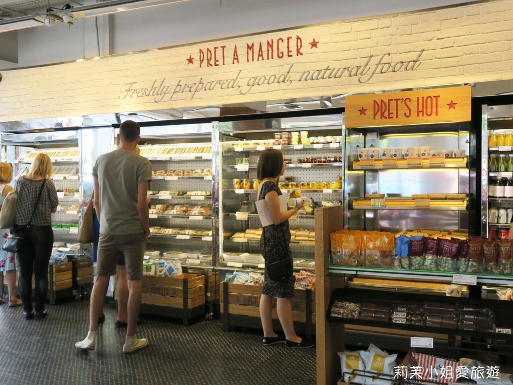 [英國美食] 2023 倫敦平價美味的連鎖三明治咖啡館Pret a Manger (三明治/捲餅/沙拉) @莉芙小姐愛旅遊