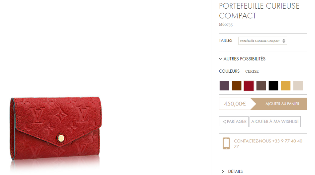 [時尚] Louis Vuitton 絕美壓花皮夾Portefeuille Curieuse Compact @莉芙小姐愛旅遊