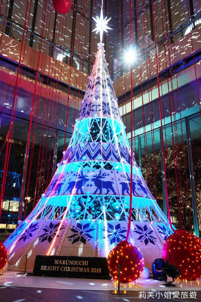 [旅遊] 日本 2018東京聖誕節點燈之丸之內大樓街景、WHITE KITTE大樓 (東京車站) @莉芙小姐愛旅遊