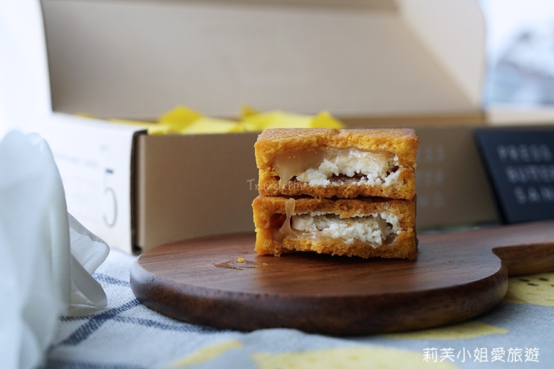 [美食] 日本東京人氣伴手禮之Press Butter Sand 檸檬焦糖奶油夾心餅乾(期間限定) @莉芙小姐愛旅遊