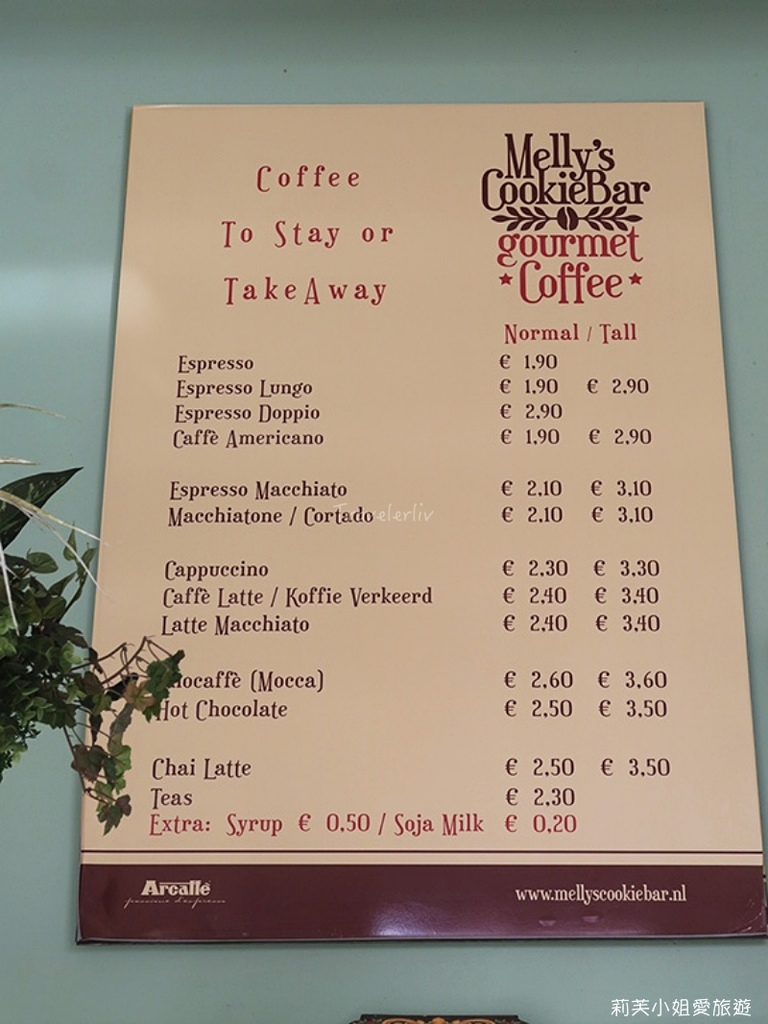 [荷蘭美食] Melly&#8217;s Cookies Bar．阿姆斯特丹最受歡迎第二名的人氣咖啡館/自家烘焙甜點 @莉芙小姐愛旅遊