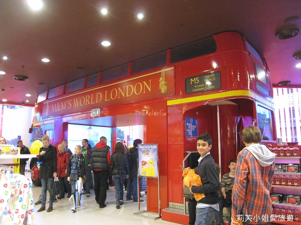 [英國旅遊] 倫敦 M&#038;M&#8217;s World 巧克力專賣店．好拍又好逛的四層樓展場 (免費參觀) @莉芙小姐愛旅遊