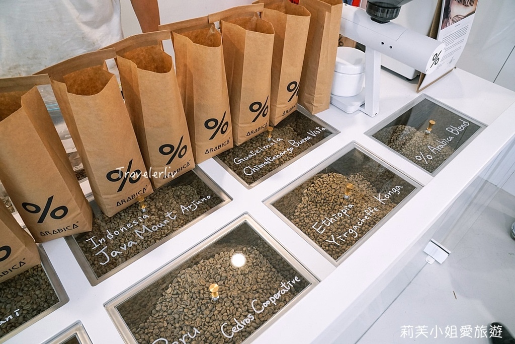 [美食] 台北 % Arabica．發跡於香港、風靡日本京都跟全球的人氣咖啡館來台首店 (象山站) @莉芙小姐愛旅遊