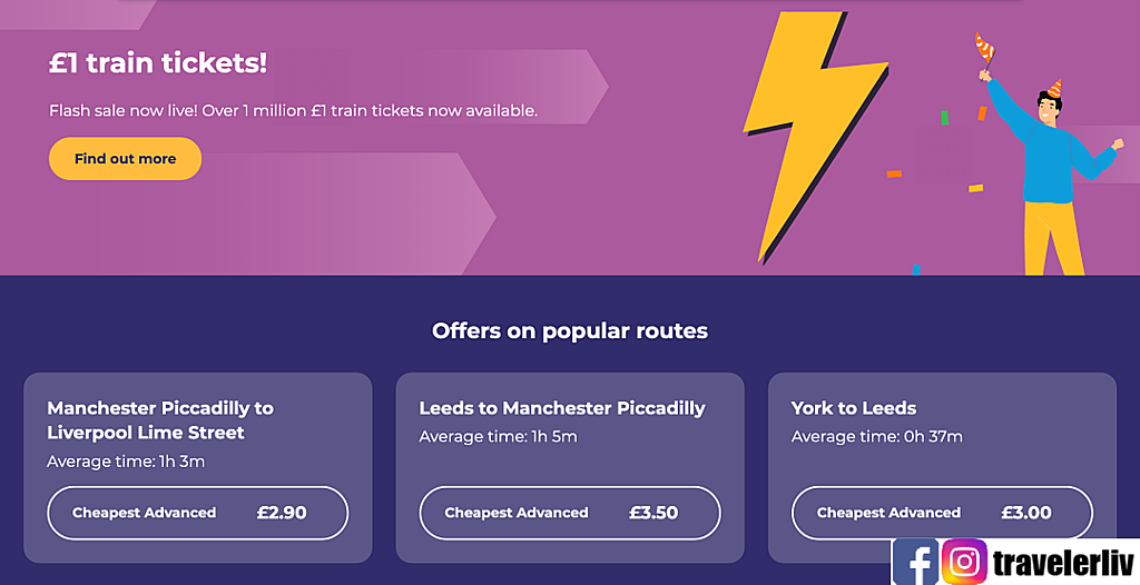[火車] 2022英國 Northern Train 限時特惠，曼徹斯特、約克、湖區、利物浦車票1英鎊起 @莉芙小姐愛旅遊