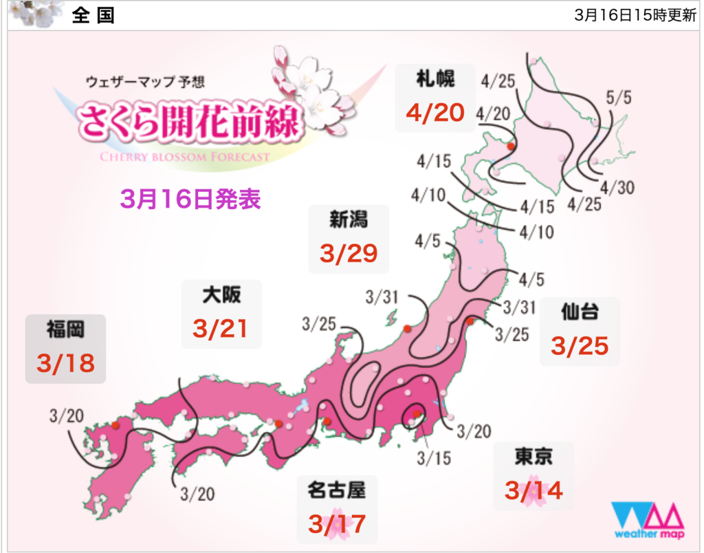 [日本旅遊] 2023 日本櫻花前線預測、櫻花情報、全國賞櫻景點整理、開花預測跟賞櫻心得 @莉芙小姐愛旅遊